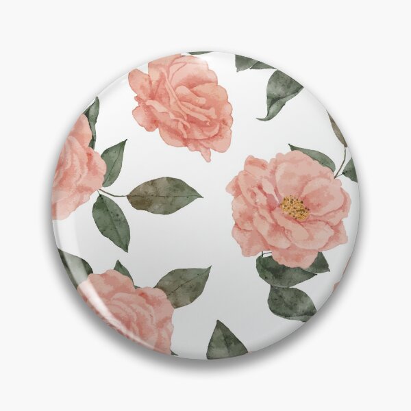 Item preview, Watercolor Floral Pink Rose Pattern designed and sold by StoneColdMovies.