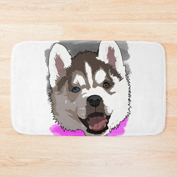 Item preview, Asexual Pride Husky Puppy  designed and sold by LeahcarsArt.