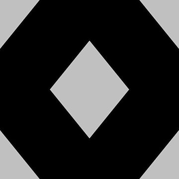 Artwork thumbnail, Diamond Shape Repeating Pattern (silver) by Pendy777