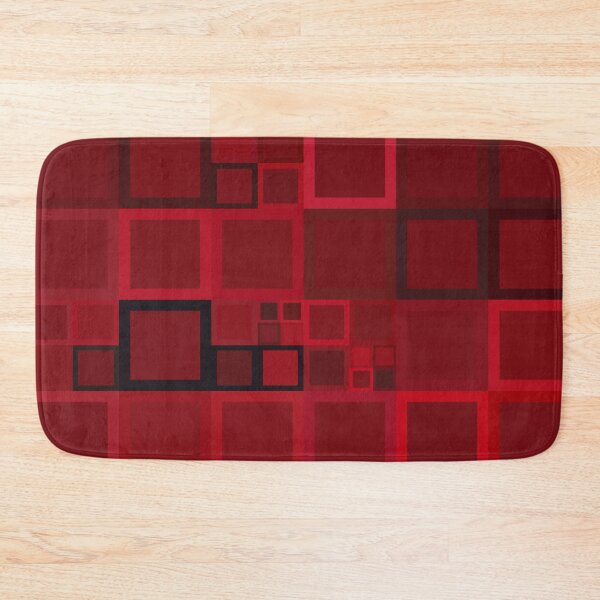 Item preview, red square graphic  designed and sold by ZubiyaArt.