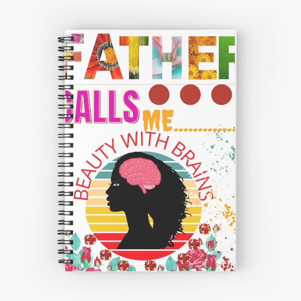 Item preview, Father calls me beauty with brains designed and sold by IBOtshirt.