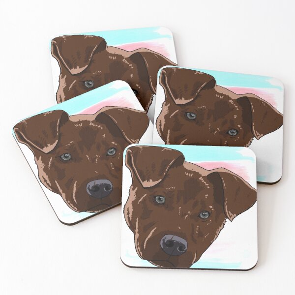 Item preview, Trans Pride Pitbull Puppy  designed and sold by LeahcarsArt.