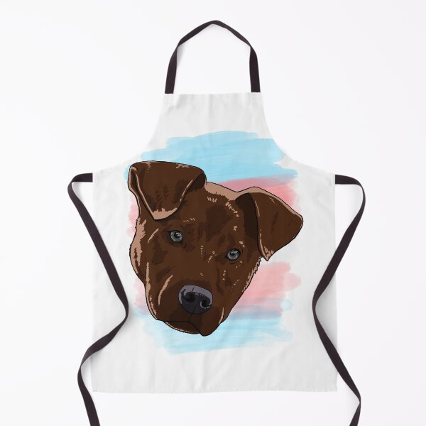 Item preview, Perrito Trans Pride Pitbull designed and sold by LeahcarsArt.