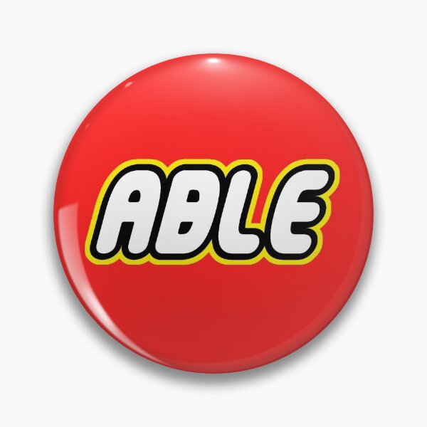 Item preview, Able Loves Bricks Classy Childhood Retro Toy For Able designed and sold by Urosek.