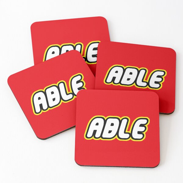 Item preview, Able Loves Bricks Classy Childhood Retro Toy For Able designed and sold by Urosek.
