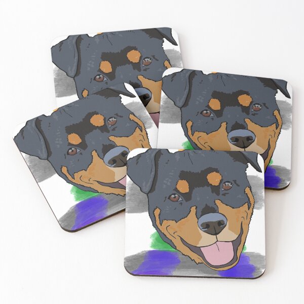 Item preview, Straight Ally Pride Rottweiler  designed and sold by LeahcarsArt.