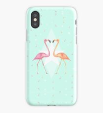 FLAMINGO PARTY iPhone Case