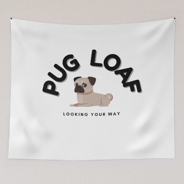 Item preview, Pug Loaf cute print sticker designed and sold by ThousandAutumns.