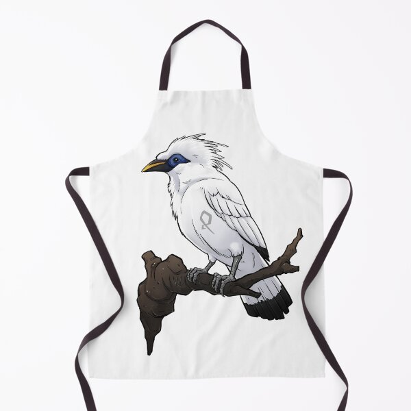 Item preview, White Bird Endemic Balinese Mynah Artwork Drawing Illustration designed and sold by Gabrielptdedi.