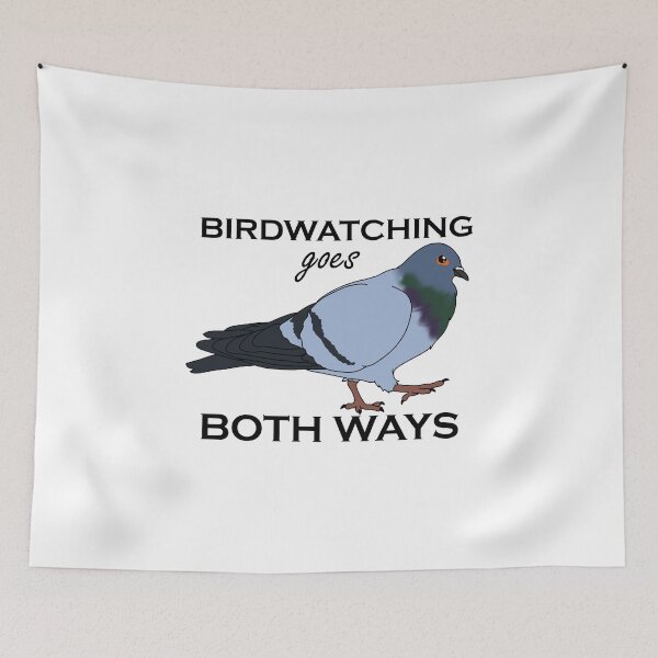 Item preview, Birdwatching Goes Both Ways designed and sold by PigeonMac.