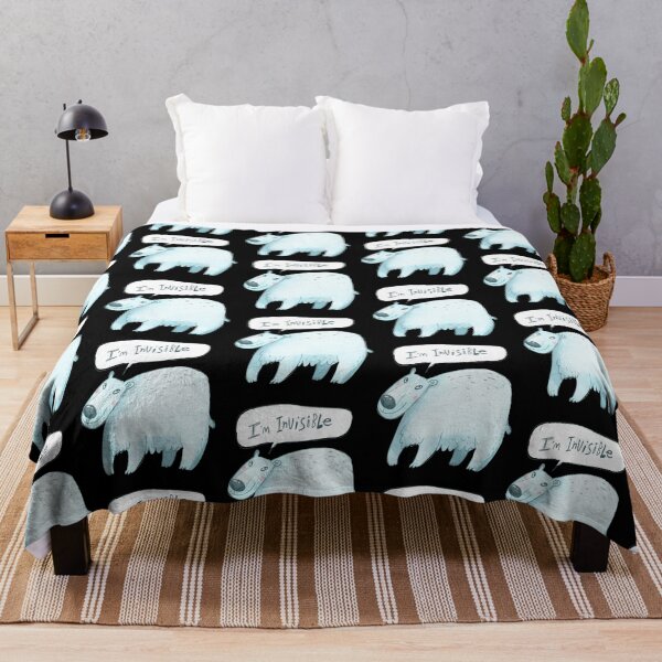 Item preview, I'm Invisible-Polar Bear gift for bear lovers designed and sold by BRtisticDesigns.