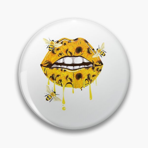 Item preview, Dripping Honey bees & lips-gift for women who want to save the bees designed and sold by BRtisticDesigns.