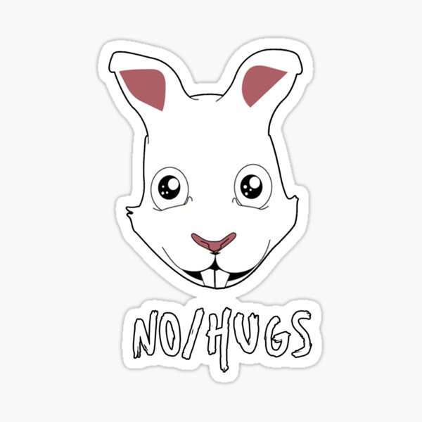 No/Hugs Sam Sticker