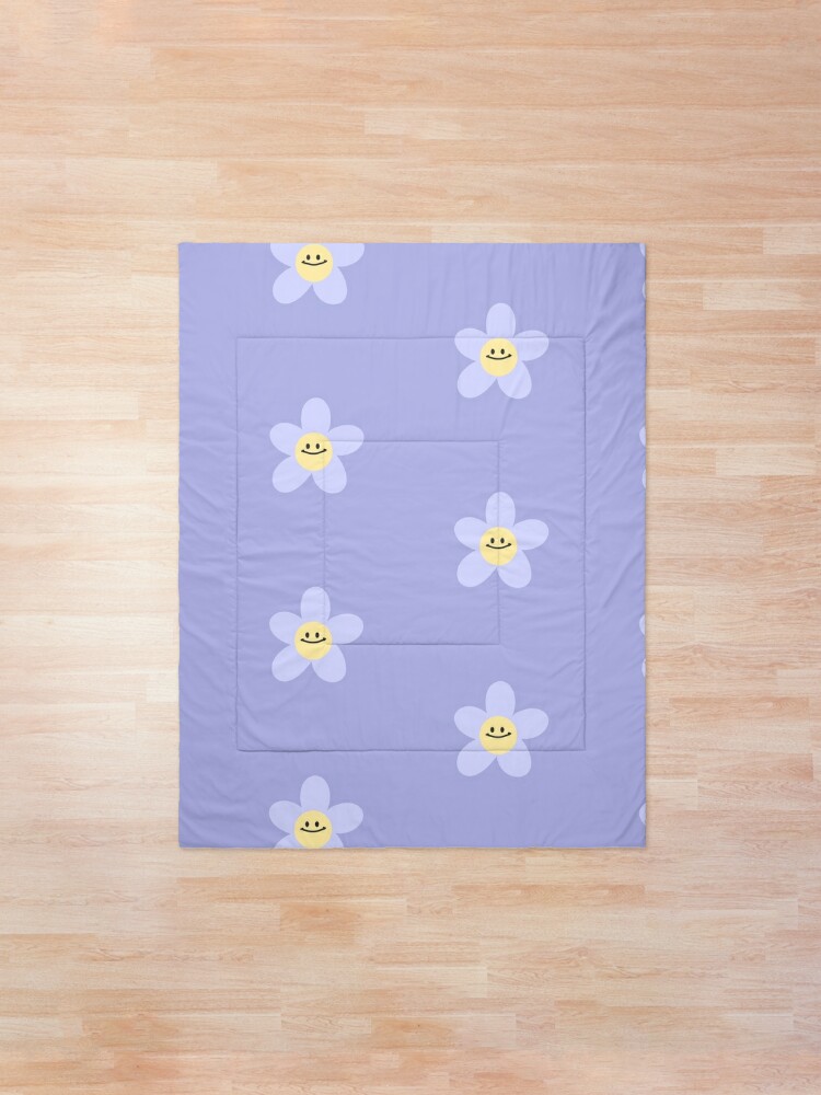 Discover Blue Kidcore Flower Quilt