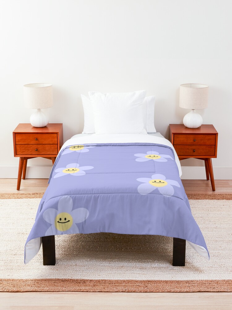 Disover Blue Kidcore Flower Quilt