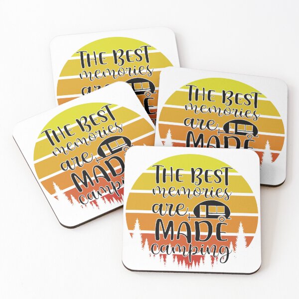 Item preview, Camping - The Best Moments Are Made Camping Sunset Retro  designed and sold by onjcdesign.