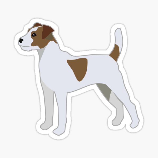 Parson Russell Terrier - Basic Breed Silhouette Sticker