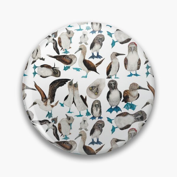 Item preview, ‘Hello’, ‘Hi, ‘Good Day’ from the Blue Footed Boobies designed and sold by artbysarahallen.
