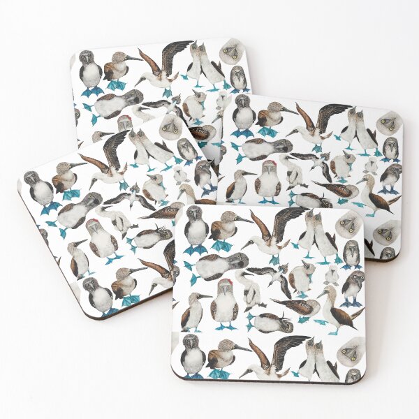 Item preview, ‘Hello’, ‘Hi, ‘Good Day’ from the Blue Footed Boobies designed and sold by artbysarahallen.