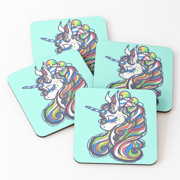 Item preview, Snowcone Unicorn designed and sold by JanGrackle.