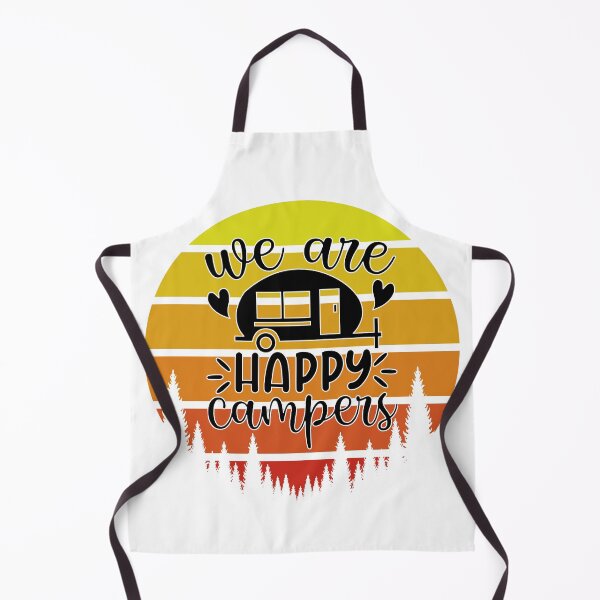 Item preview, Camping - We Are Happy Campers - Sunset Retro designed and sold by onjcdesign.