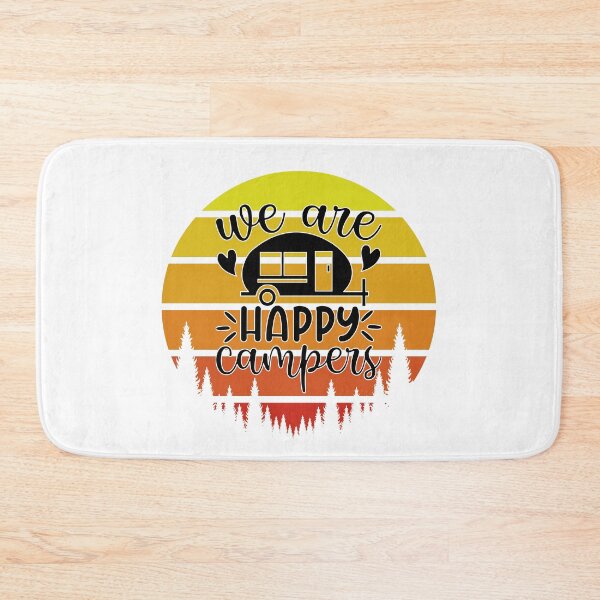 Item preview, Camping - We Are Happy Campers - Sunset Retro  designed and sold by onjcdesign.