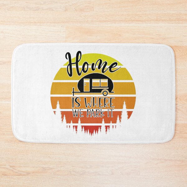 Item preview, Camping - Home Is Where We Park t - Sunset Retro  designed and sold by onjcdesign.