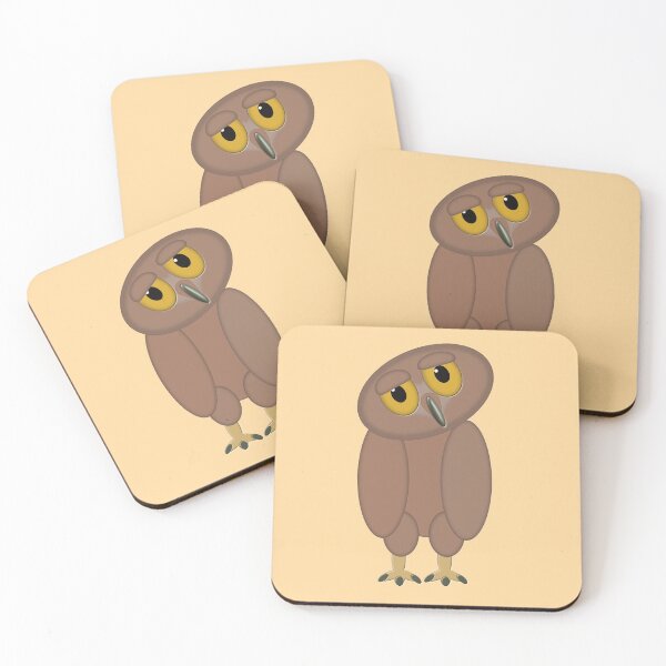 Item preview, Who Owl (No Words On Light Brown) designed and sold by AbsurdlyEpic.