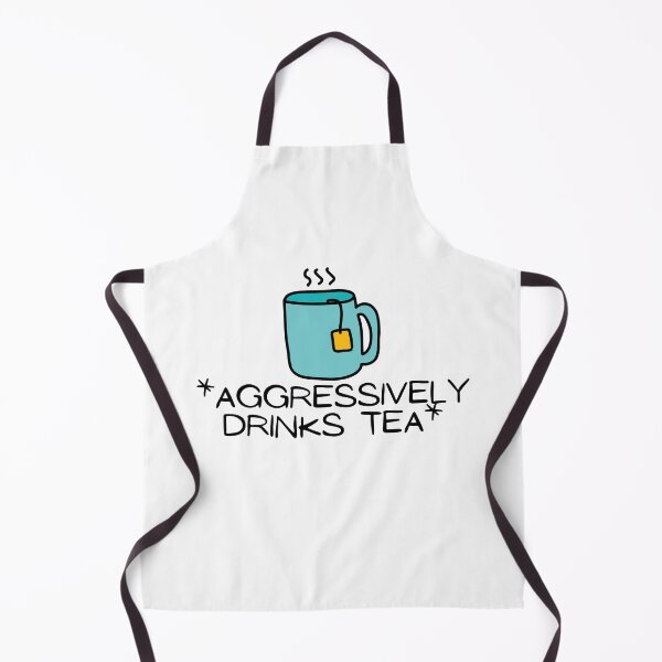 Item preview, Aggressively Drinks Tea designed and sold by Paper Hearteu.