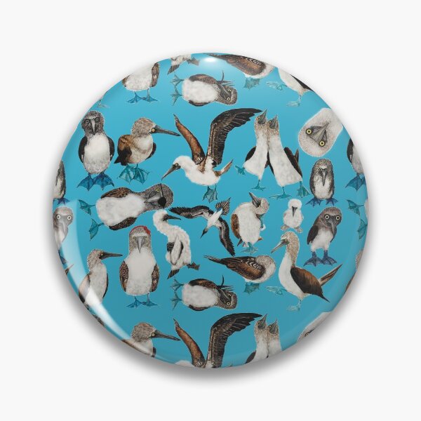Item preview, A Flock of Blue Footed Boobies designed and sold by artbysarahallen.