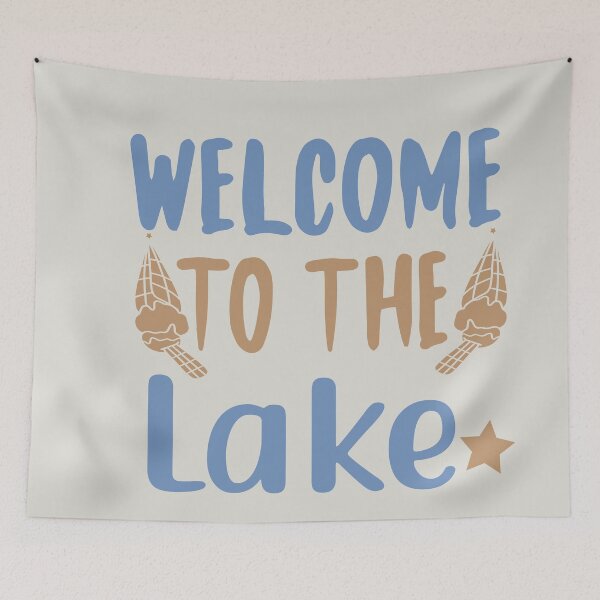 Item preview, WELCOME TO THE LAKE designed and sold by Remorem.