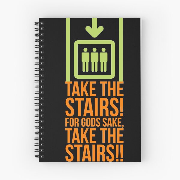 Item preview, TAKE THE STAIRS! designed and sold by RedOnBlack2020.