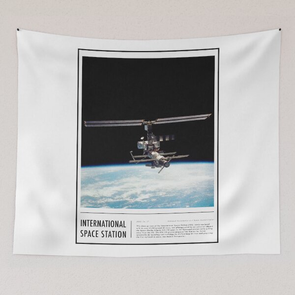 Aperçu de l'œuvre Station spatiale internationale de la NASA créée et vendue par SPACESTORY.
