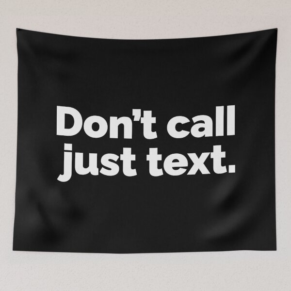 Item preview, Dont call just text designed and sold by 23mangoes.