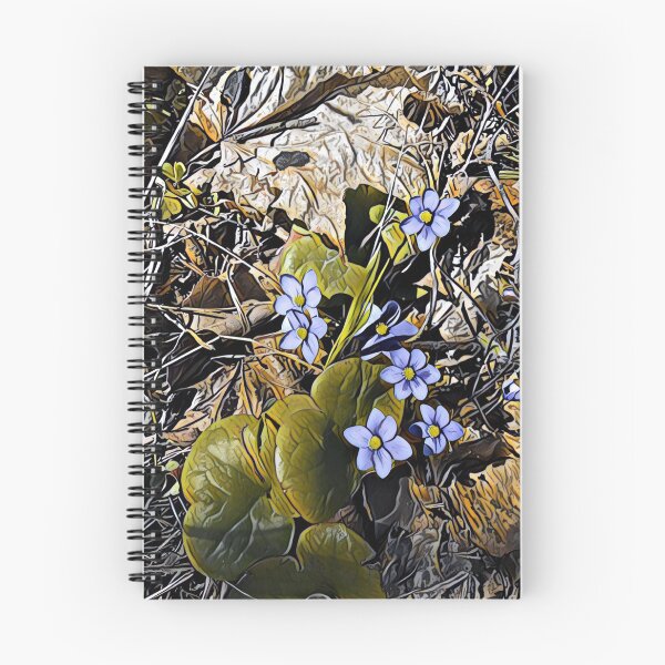Item preview, Blue flowers in forest ground designed and sold by Greengardens36.