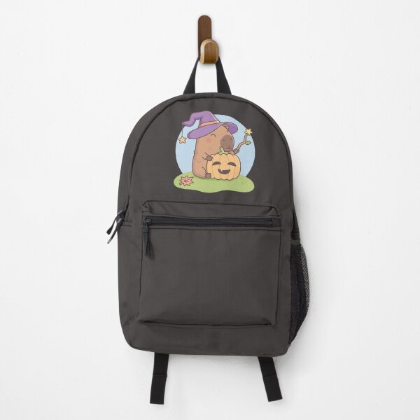 Item preview, Cute Capybara Wizard and Squash Halloween designed and sold by rustydoodle.