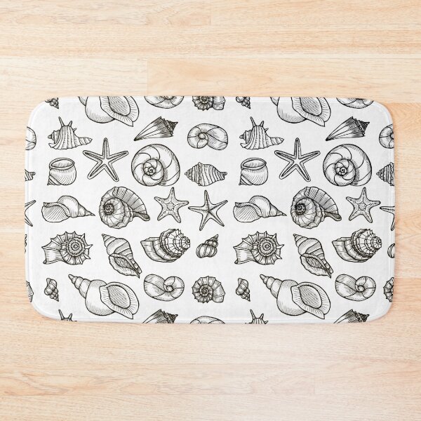 Item preview, Seashellls in White Background  designed and sold by mareabello.