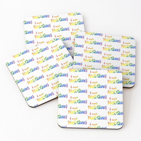 Item preview, queer gay pride merch lettering designed and sold by mossballpit.
