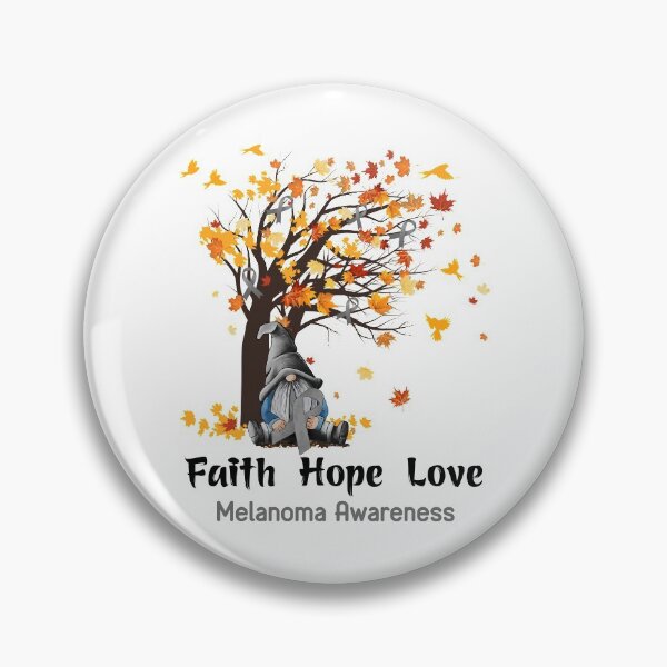Item preview, Melanoma Awareness Faith Hope Love designed and sold by GennieShop.