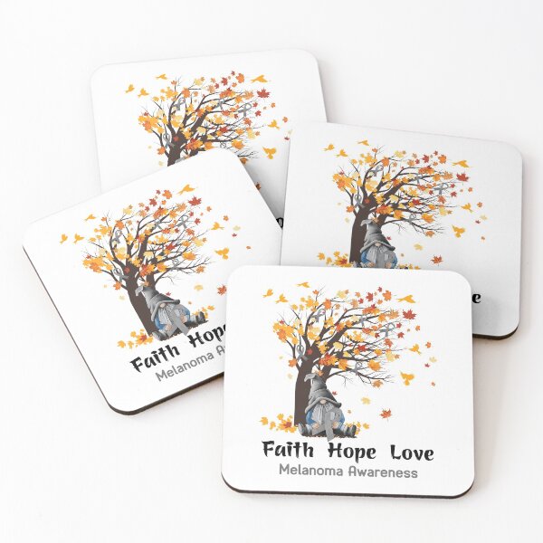 Item preview, Melanoma Awareness Faith Hope Love designed and sold by GennieShop.