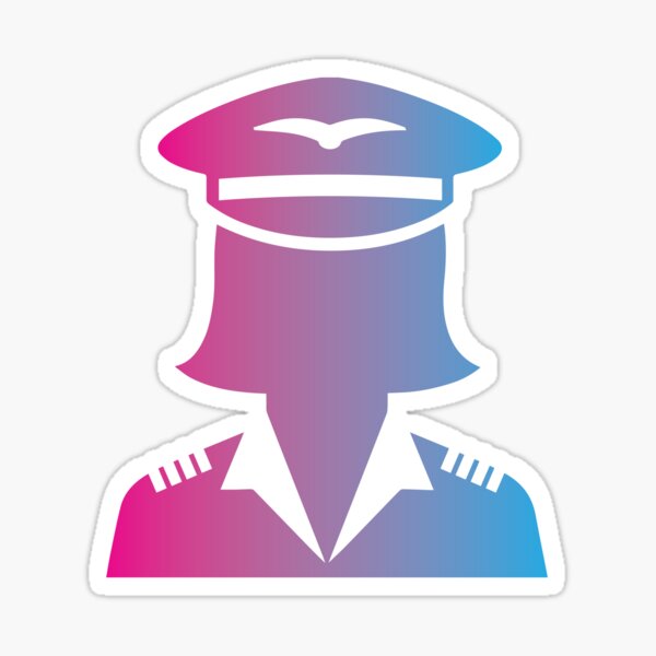 Captain Emily Sticker