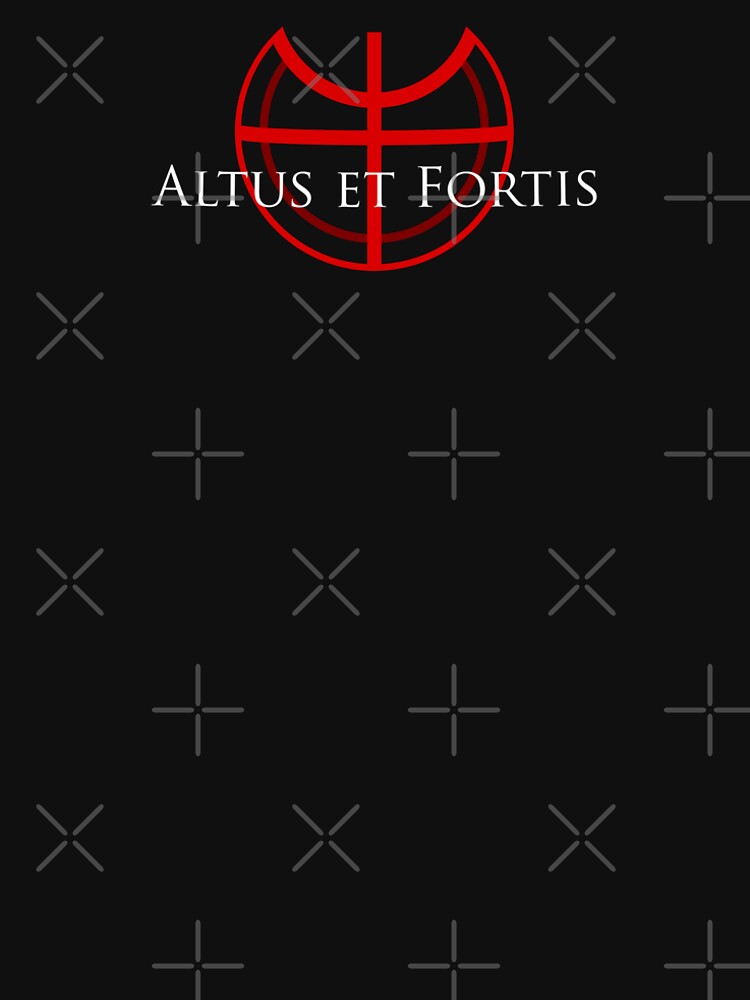 Thumbnail 6 of 6, Premium T-Shirt, Altus et Fortis (in white) designed and sold by ANGELSONLY.