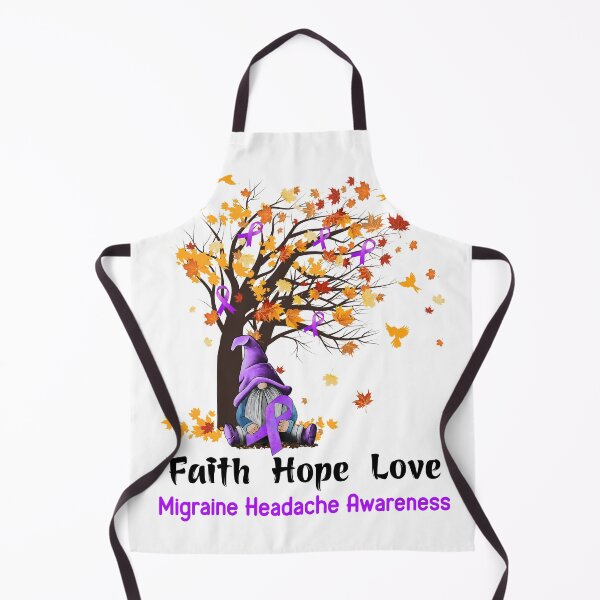 Item preview, Migraine Headache Awareness Faith Hope Love designed and sold by GennieShop.