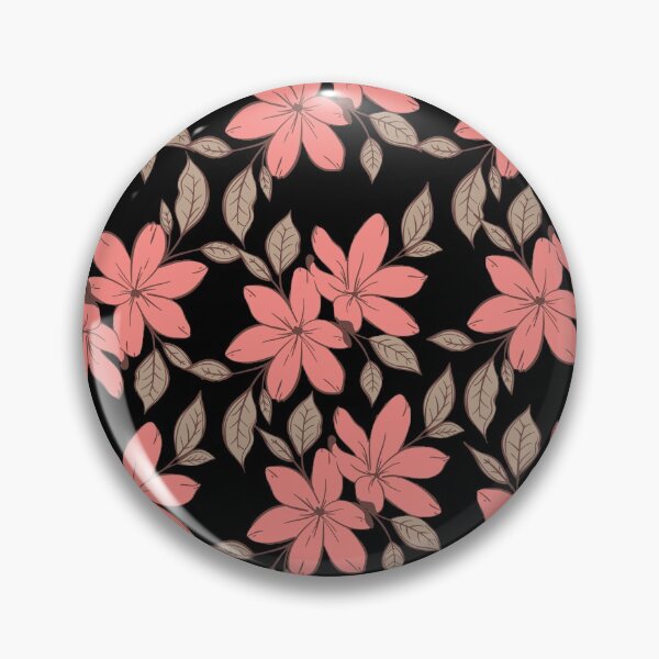 Item preview, Vintage Pink flower pattern designed and sold by Pea Fitness.