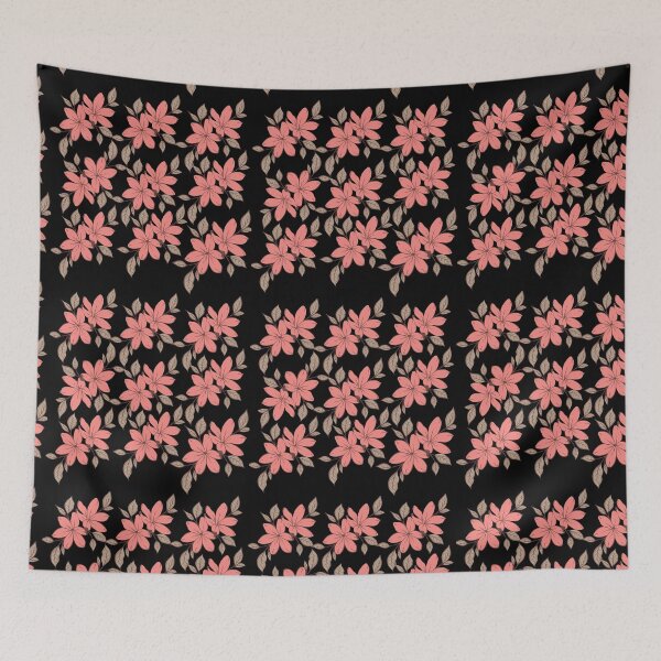Item preview, Vintage Pink flower pattern designed and sold by Pea Fitness.