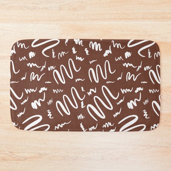 Item preview, White and brown line pattern  pattern  designed and sold by Tanuja  Sharma.
