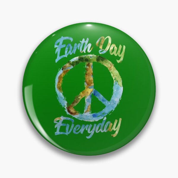 Item preview, Earth Day Everyday Peace Symbol Watercolor Art Earth Day Gear designed and sold by DynamicDesign.