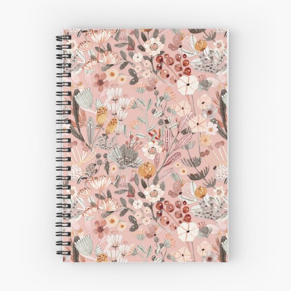 Item preview, Light Pink Forest Flowers, Pastel Botanical Plant, Nature Pattern designed and sold by Sohee Jin.