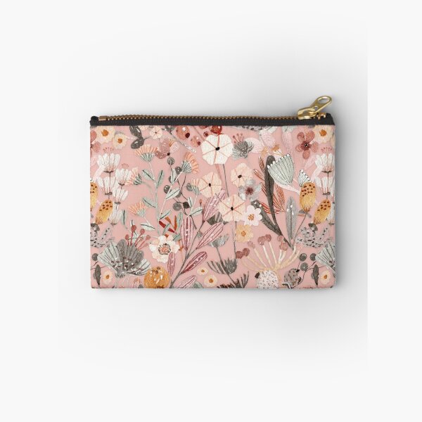 Item preview, Light Pink Forest Flowers, Pastel Botanical Plant, Nature Pattern designed and sold by Sohee Jin.