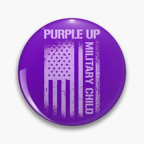 Artikelvorschau, Purple Up Military Child American Flag Military Kids Month Gear entworfen und verkauft von DynamicDesign.